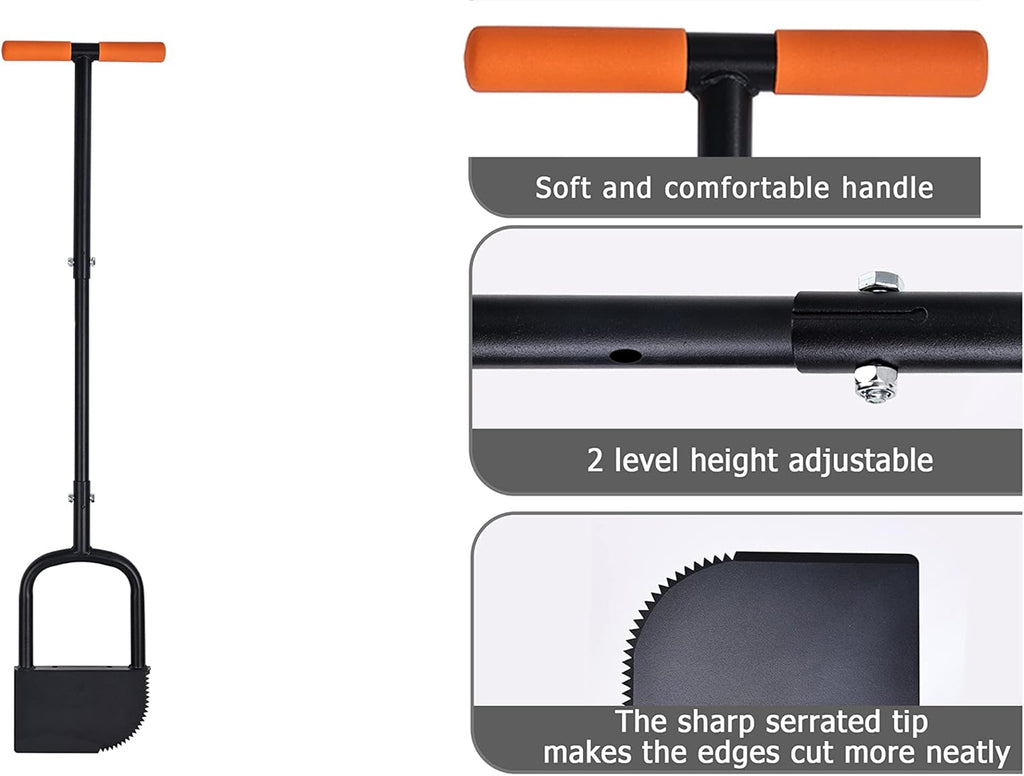 Height-adjustable garden trimmer