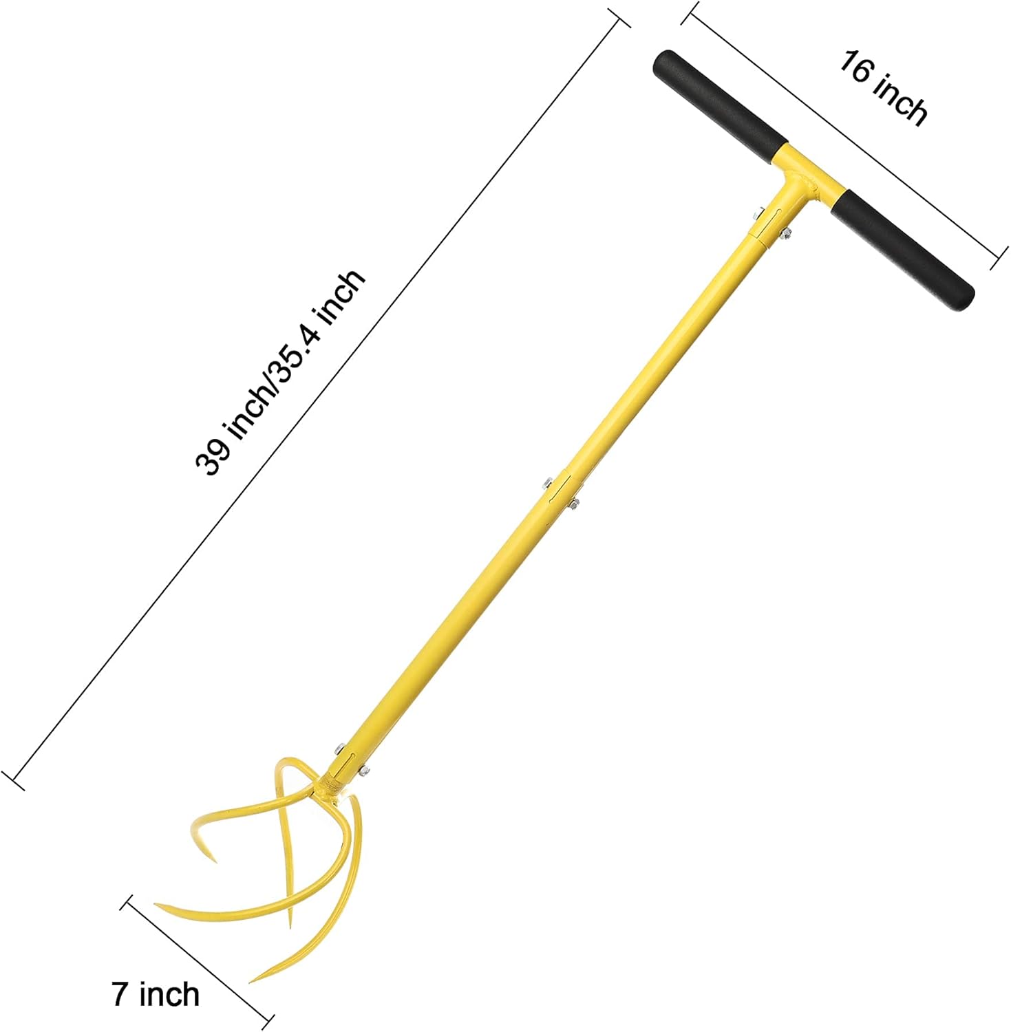 Long-Handled Garden Tiller